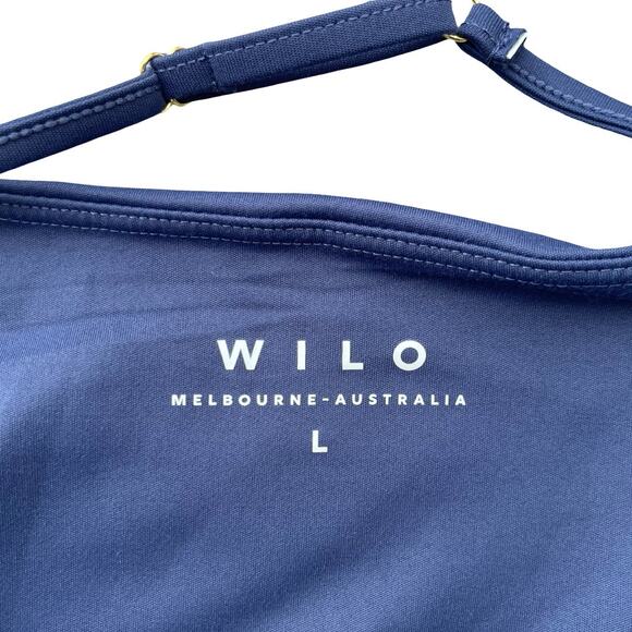 WILO The Label Tennis Dress Navy Blue Cobalt Built In Shorts NWT - Size Large - Picture 4 of 10